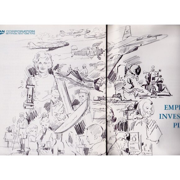 Grumman Employee Investment Plan 1969 | Aerospace Stock Program Booklet - Picture 2 of 8